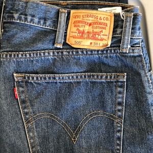 Levi’s 505 Blue Stonewash men’s Jeans w-38 L-30